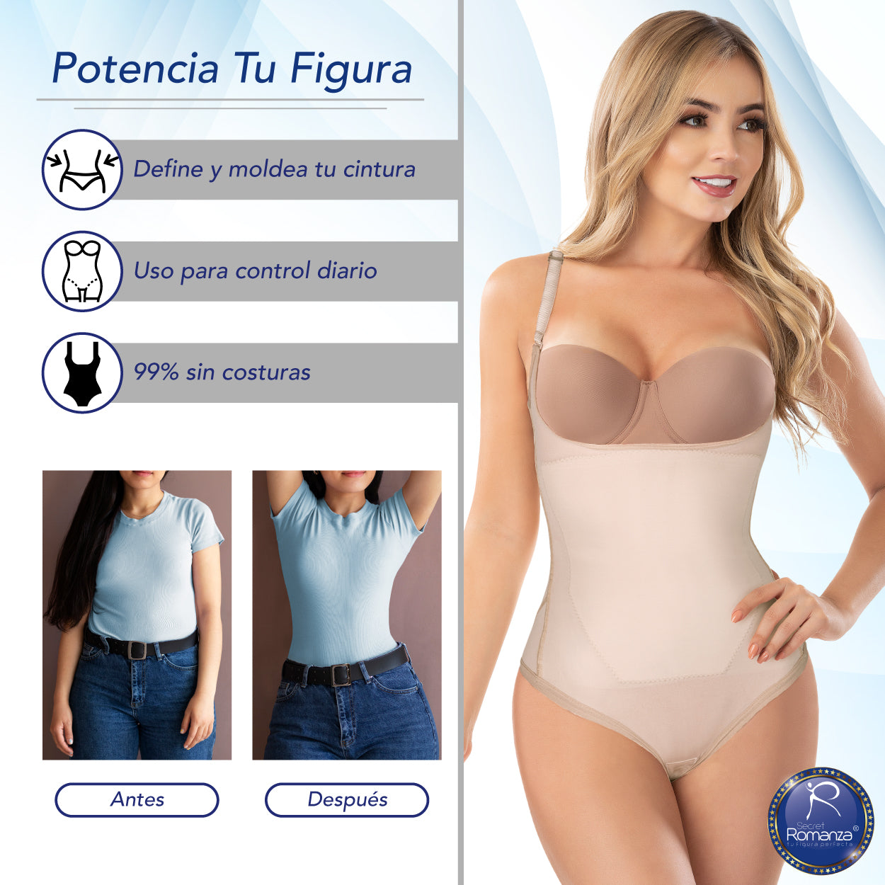 Secret Romanza, Fajas Colombianas. Ref. 119