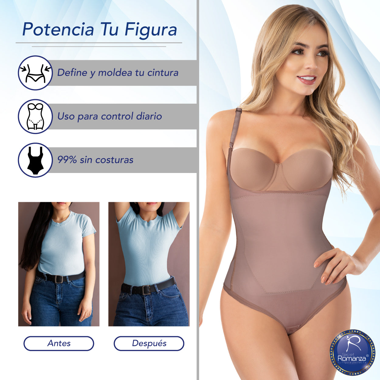 Secret Romanza, Fajas Colombianas. Ref. 119