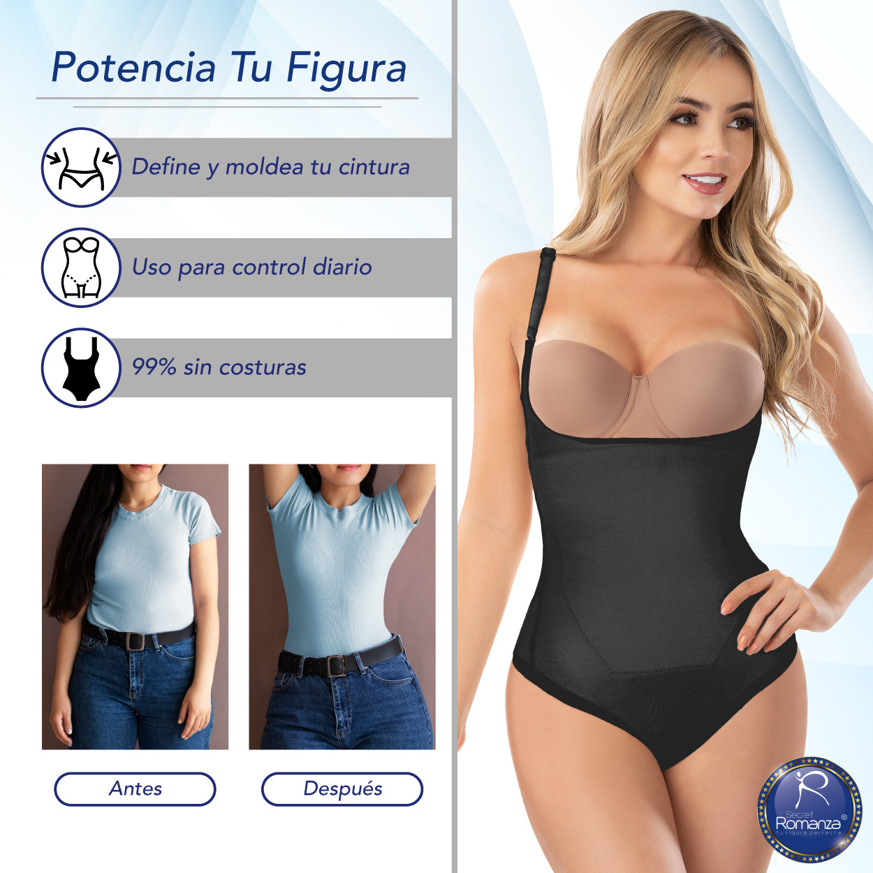 Secret Romanza, Fajas Colombianas. Ref. 119