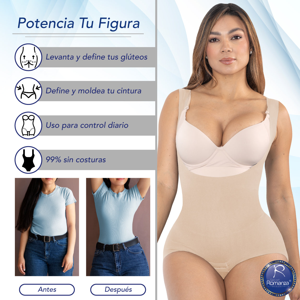 Secret Romanza, Fajas Colombianas. Ref. 2023