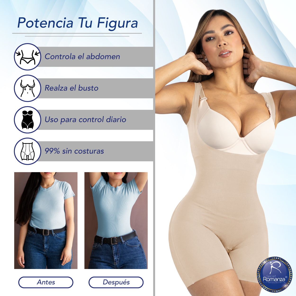 Secret Romanza, Fajas Colombianas. Ref. 2033