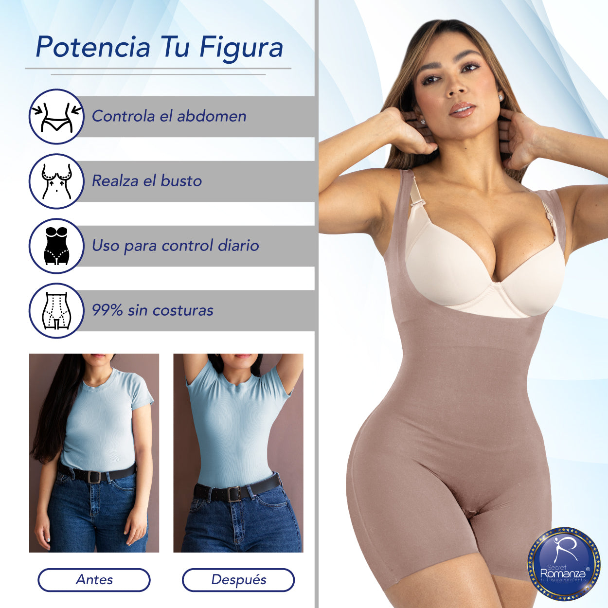 Secret Romanza, Fajas Colombianas. Ref. 2033