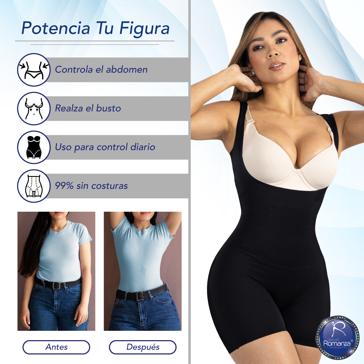 Secret Romanza, Fajas Colombianas. Ref. 2033