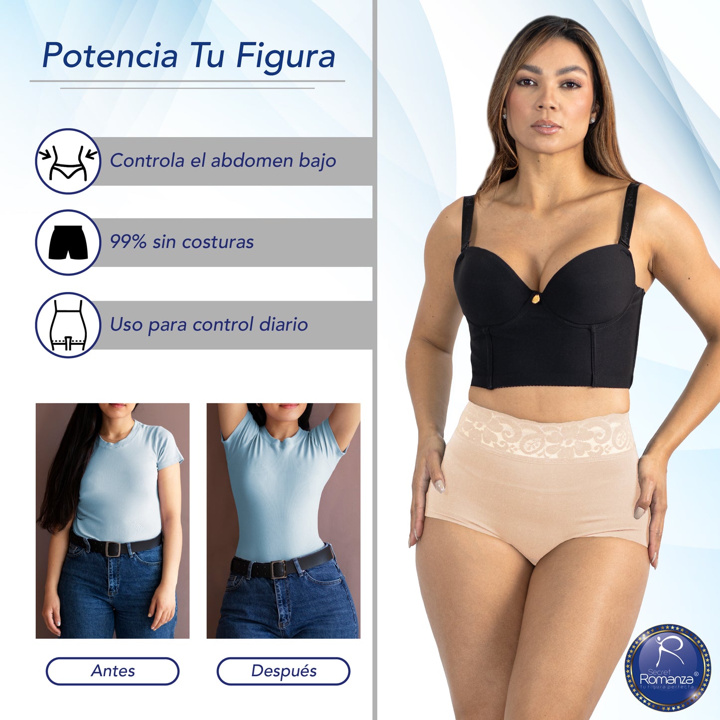Secret Romanza, Fajas Colombianas. Ref. 2036