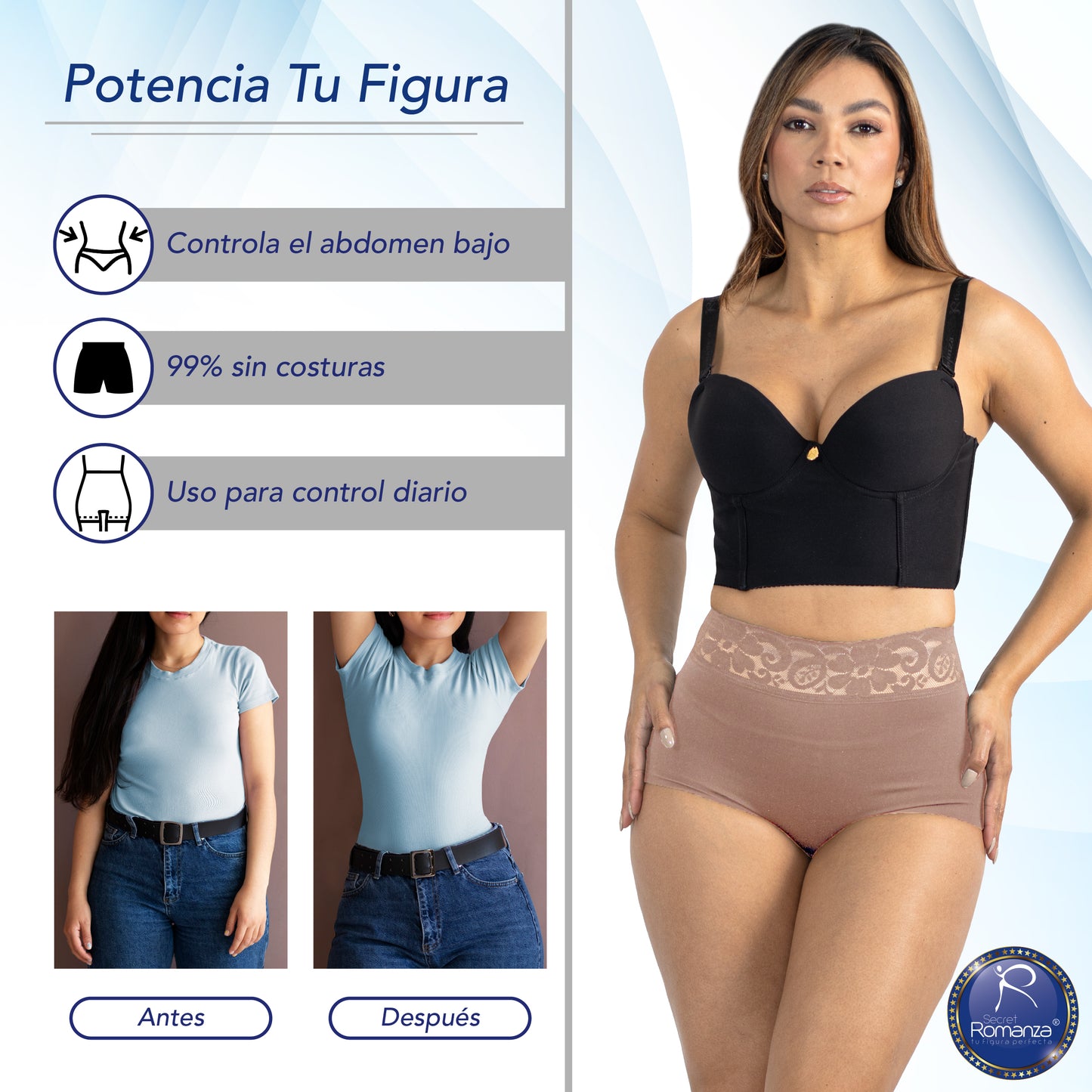 Secret Romanza, Fajas Colombianas. Ref. 2036