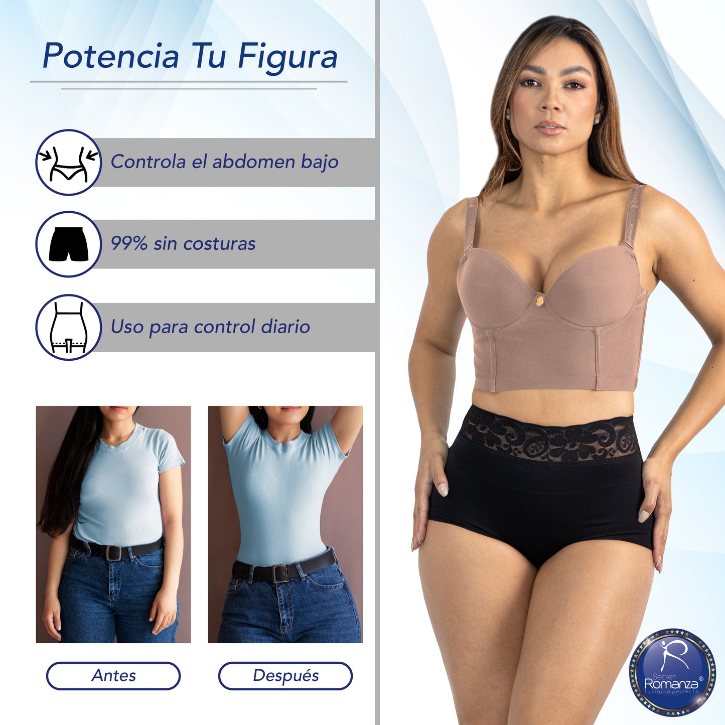 Secret Romanza, Fajas Colombianas. Ref. 2036