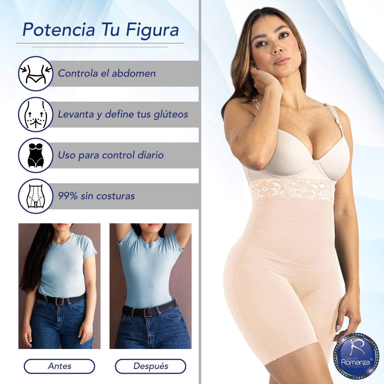 Secret Romanza, Fajas Colombianas. Ref. 2050