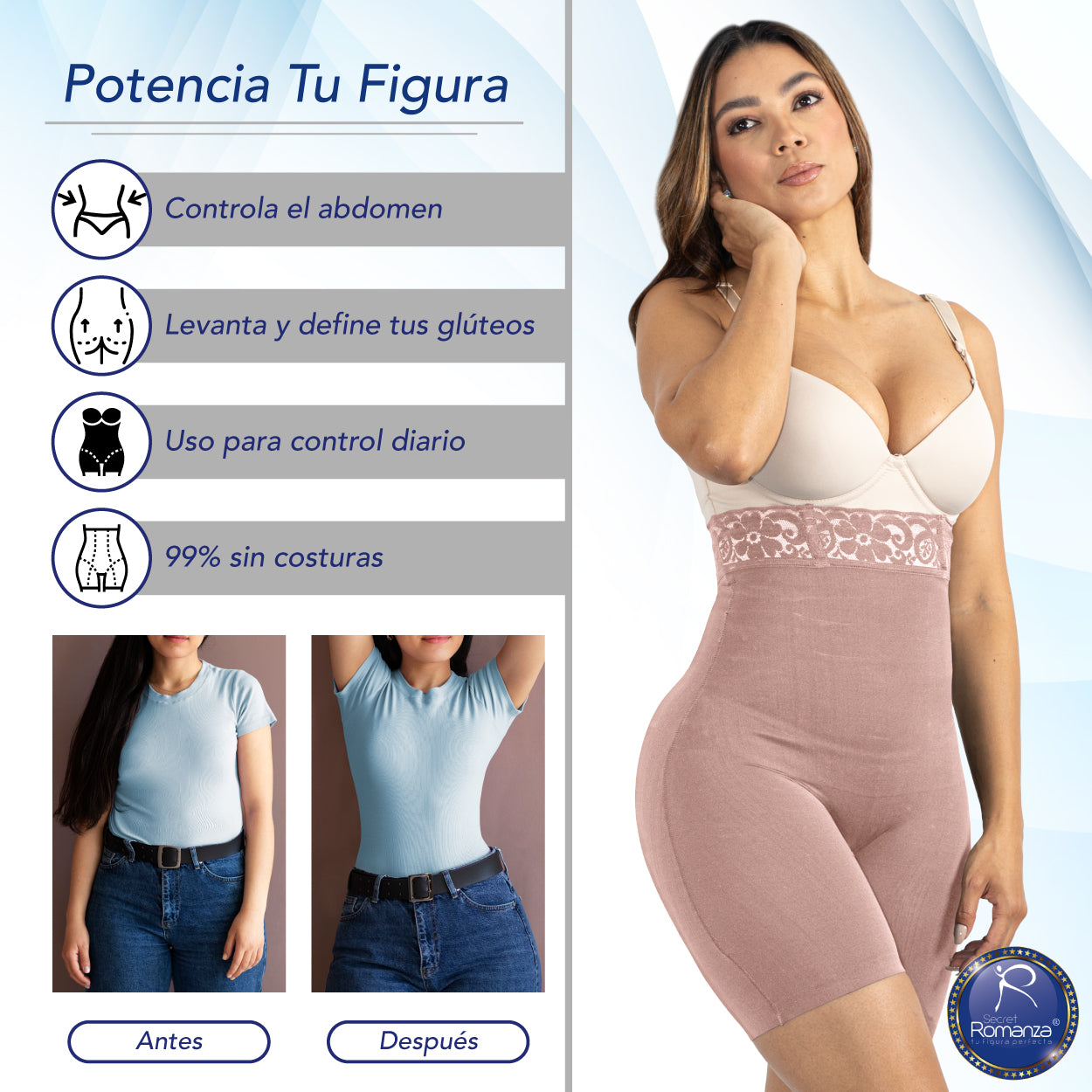 Secret Romanza, Fajas Colombianas. Ref. 2050