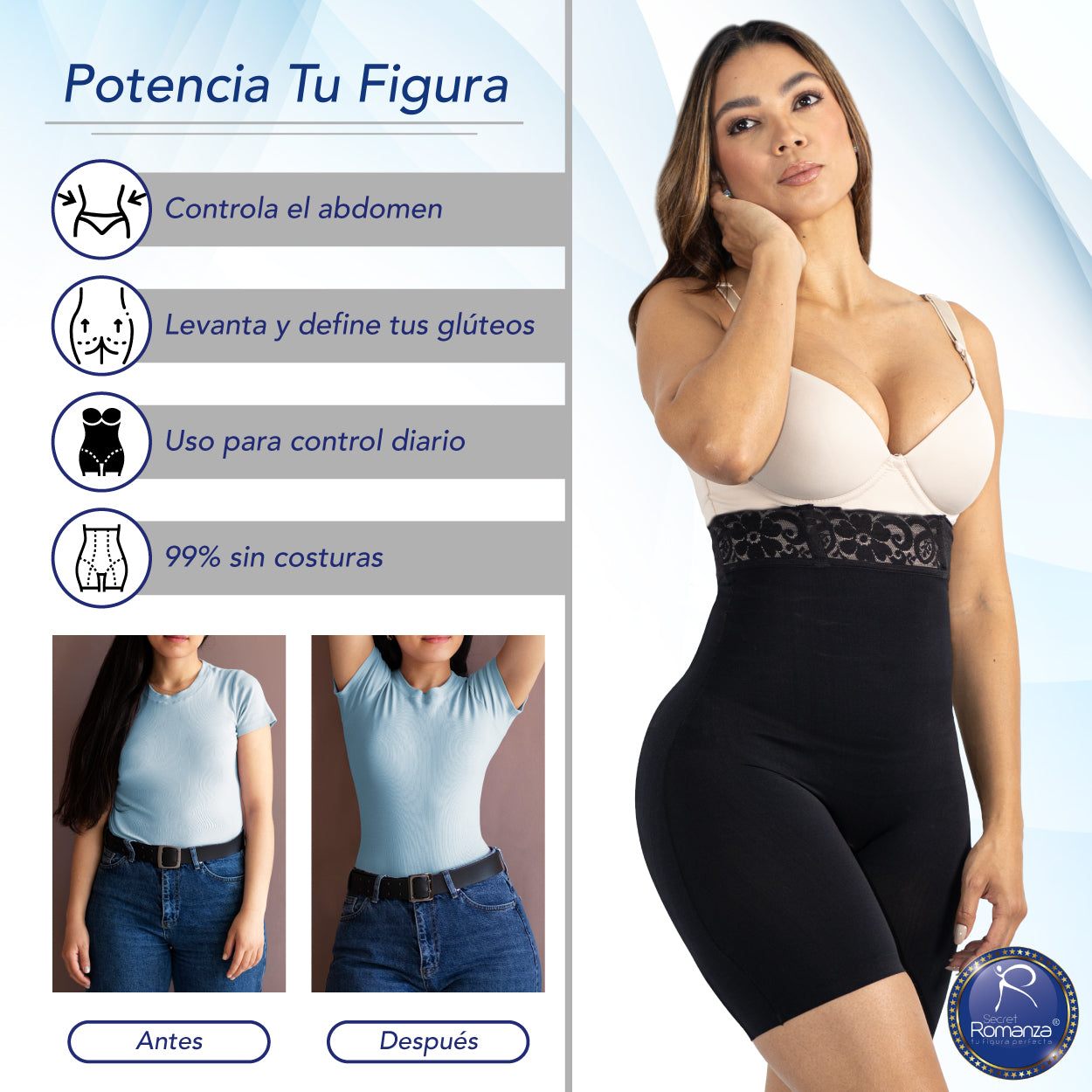 Secret Romanza, Fajas Colombianas. Ref. 2050