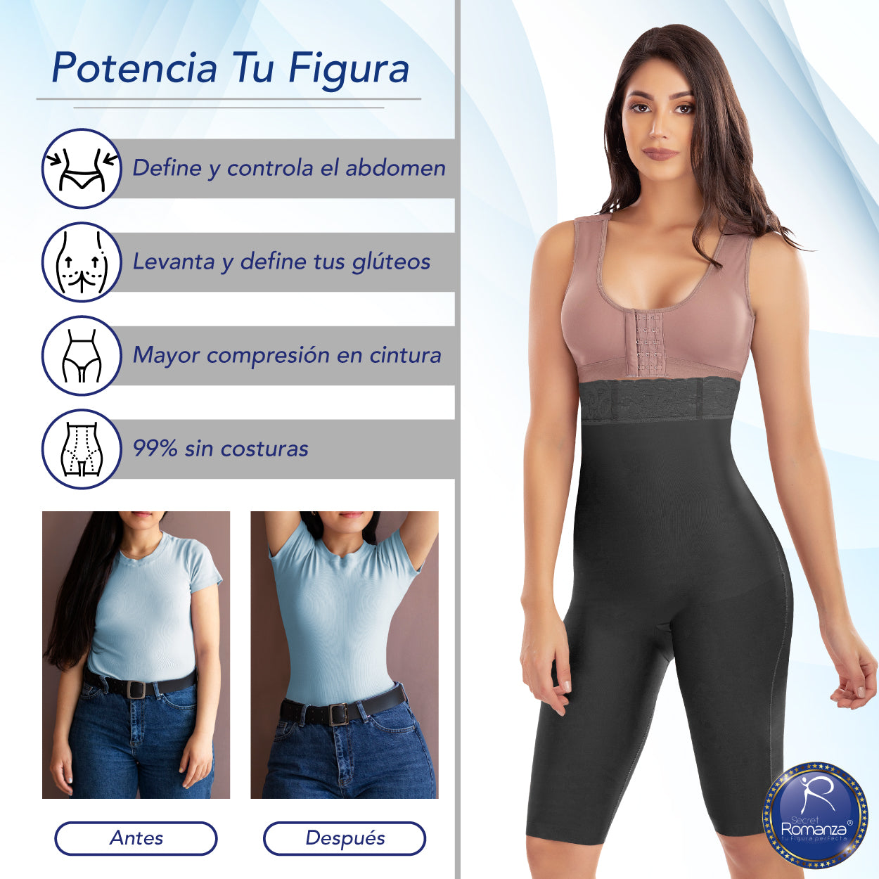 Secret Romanza, Fajas Colombianas. Ref. 2051