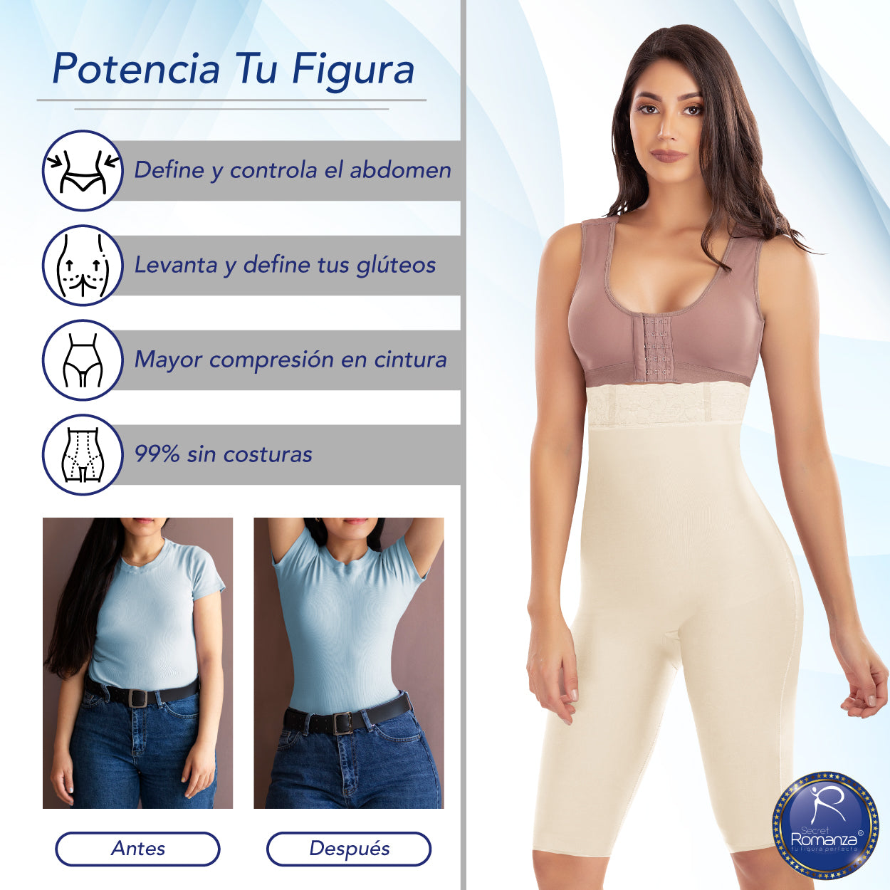 Secret Romanza, Fajas Colombianas. Ref. 2051