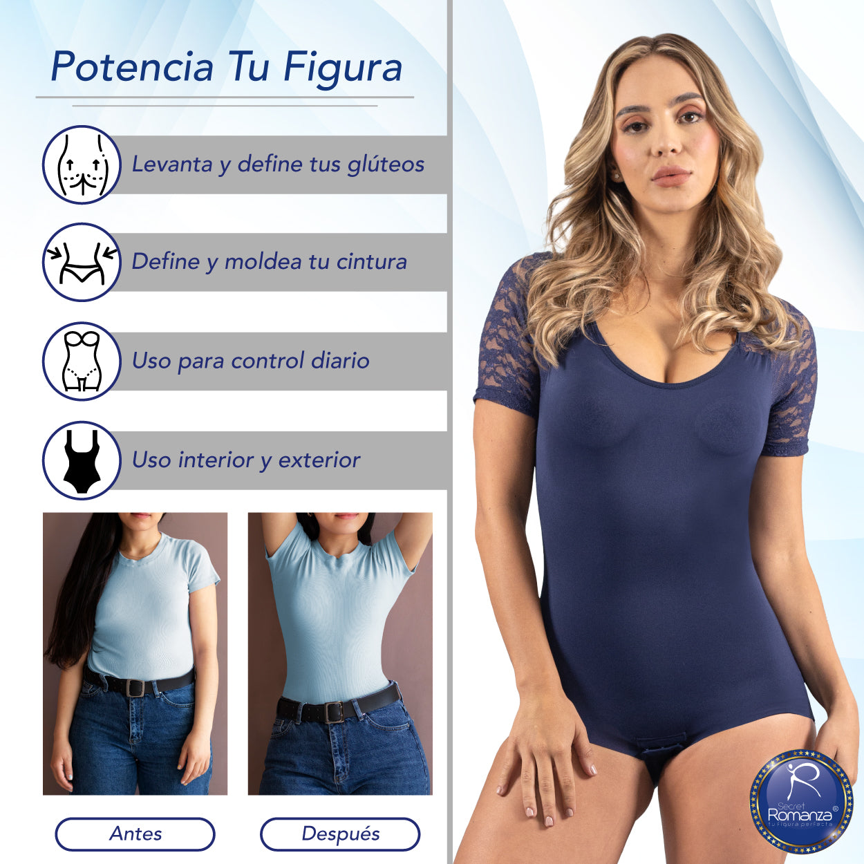 Secret Romanza, Fajas Colombianas. Ref. 2531