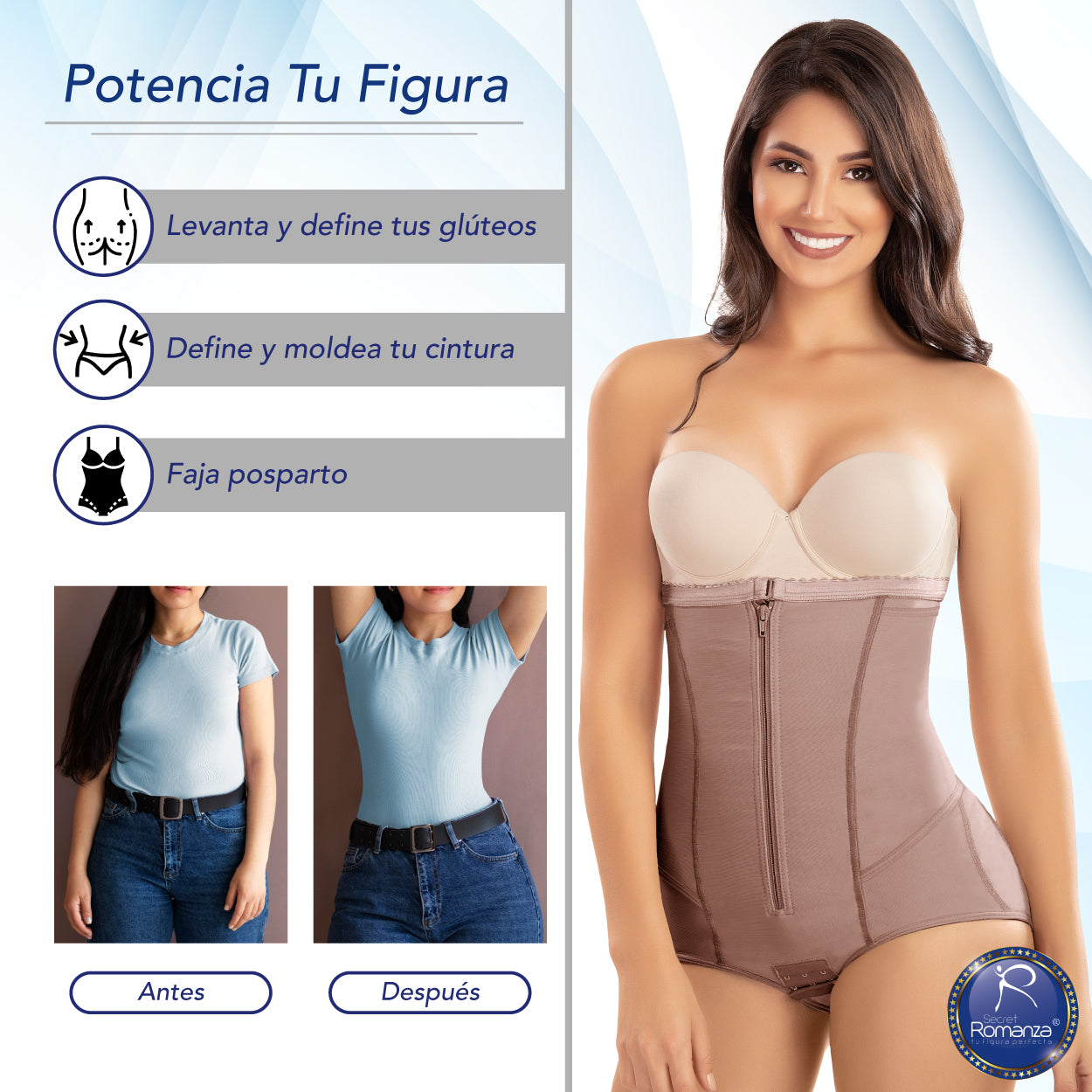 Secret Romanza, Fajas Colombianas. Ref. 3077