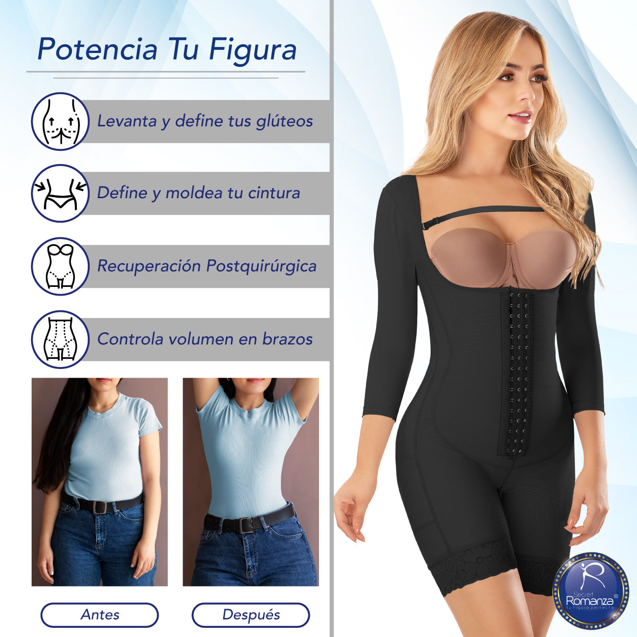 Secret Romanza, Fajas Colombianas. Ref. 3164