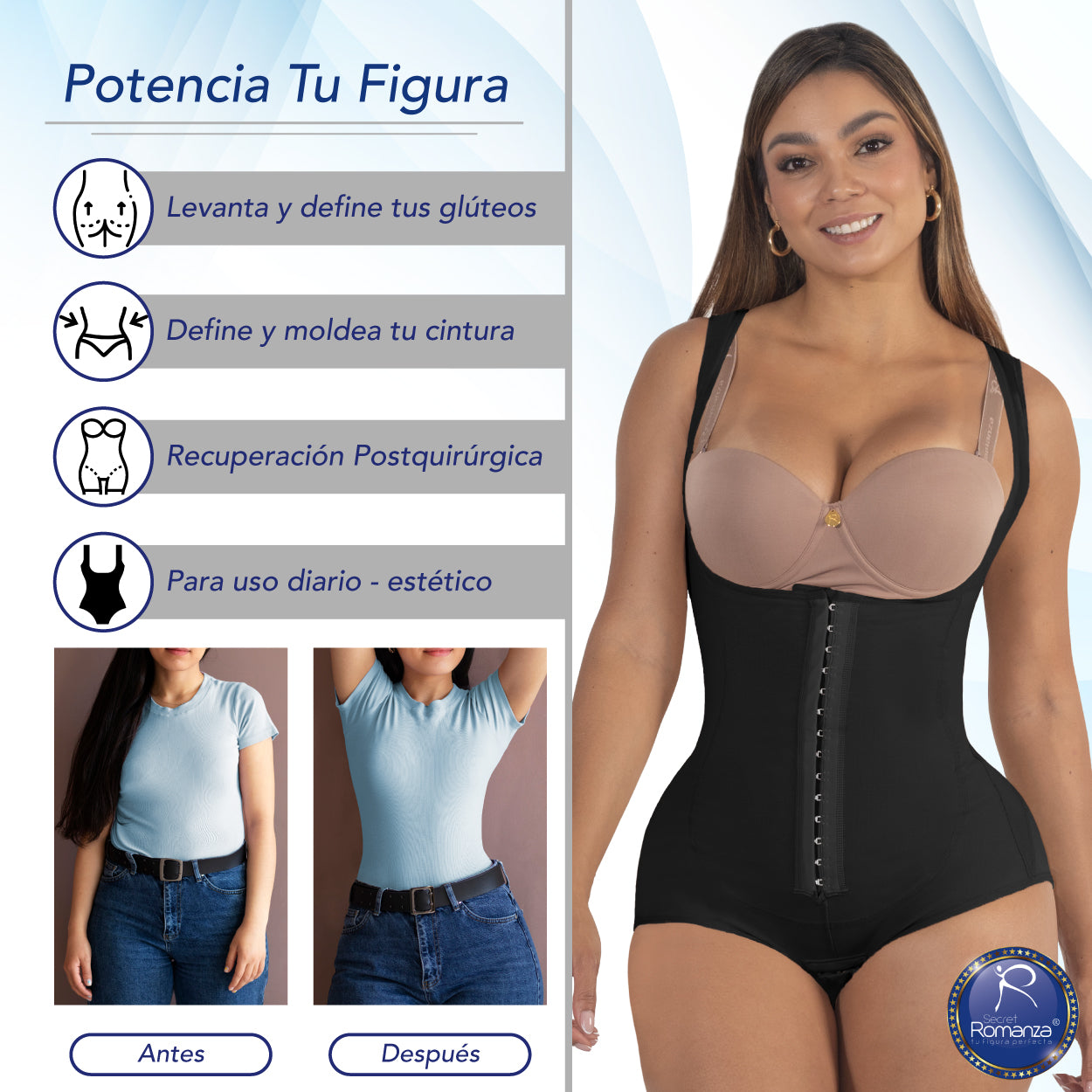 Secret Romanza, Fajas Colombianas. Ref. 3201