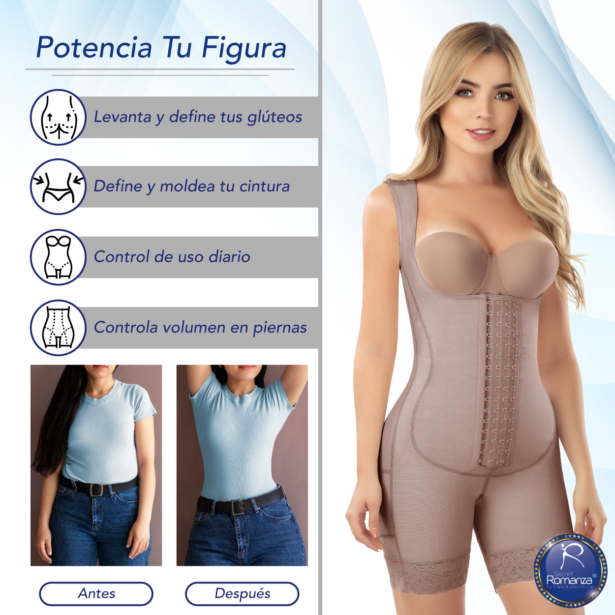 Secret Romanza, Fajas Colombianas. Ref. 3205