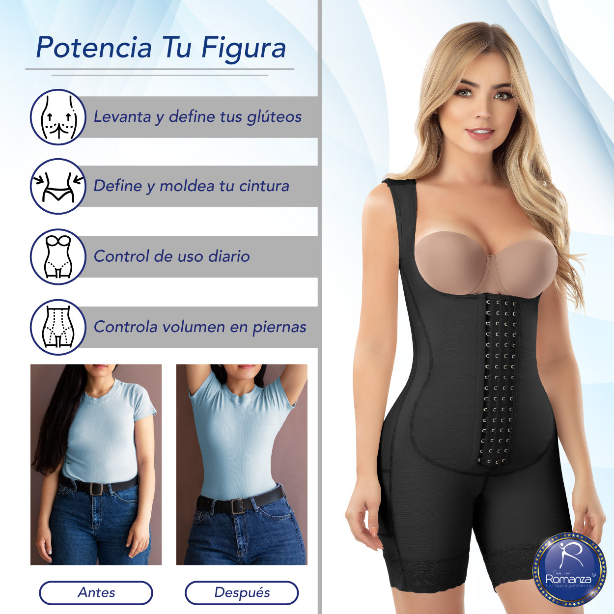 Secret Romanza, Fajas Colombianas. Ref. 3205