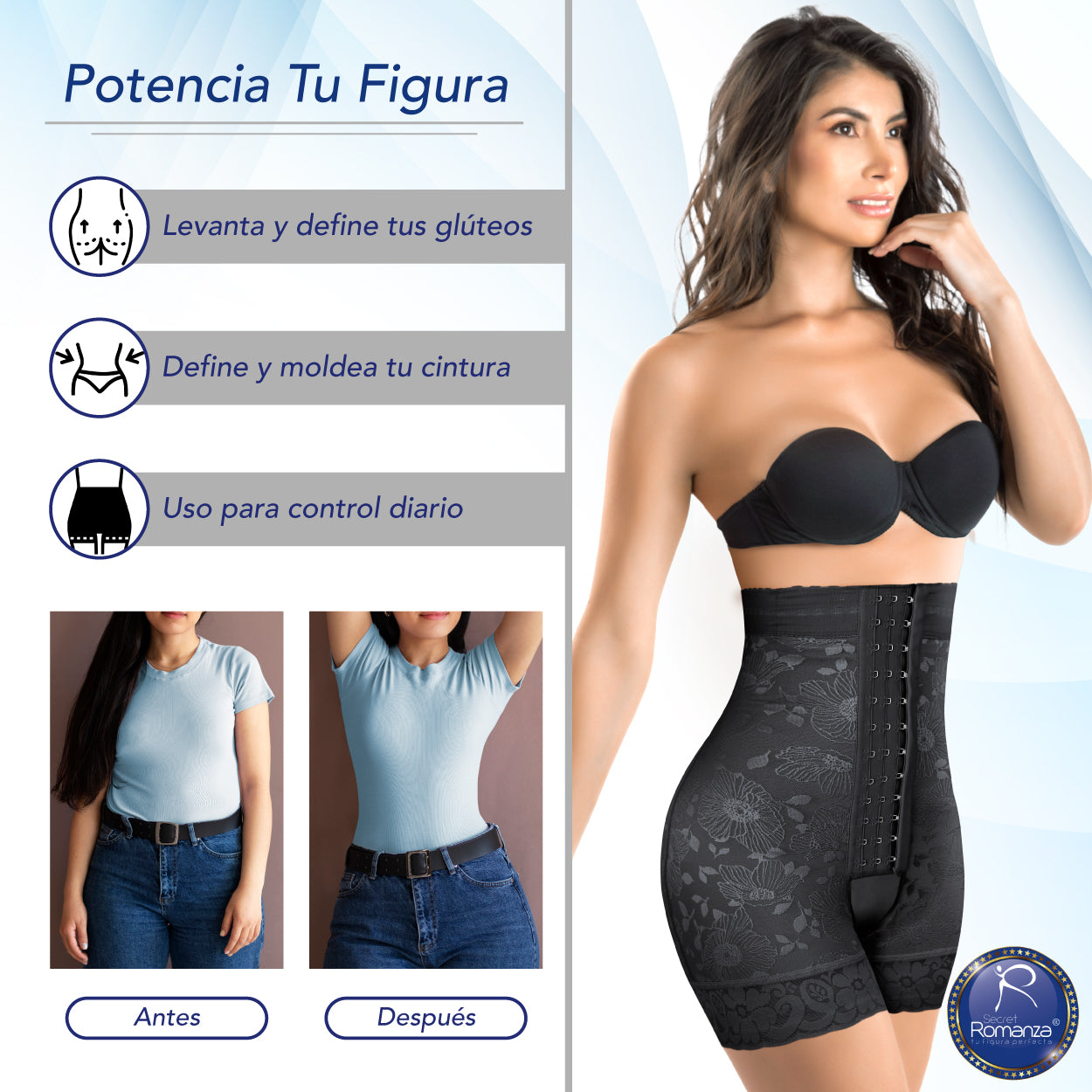 Secret Romanza, Fajas Colombianas. Ref. 3332