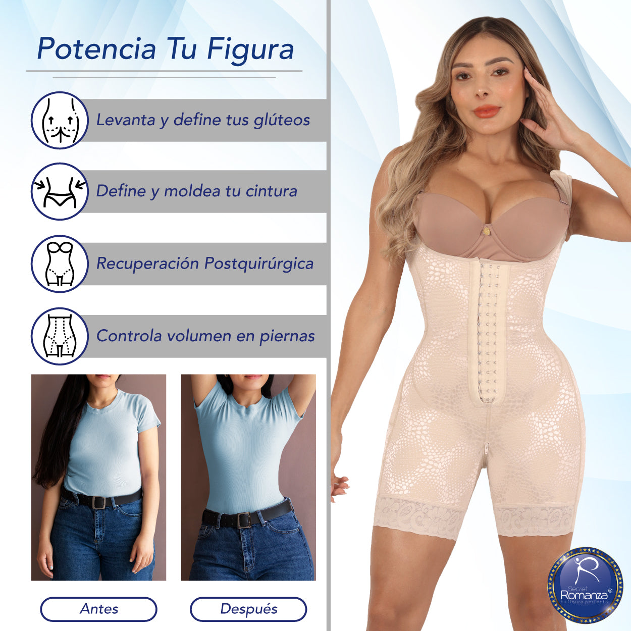 Secret Romanza, Fajas Colombianas. Ref. 3480