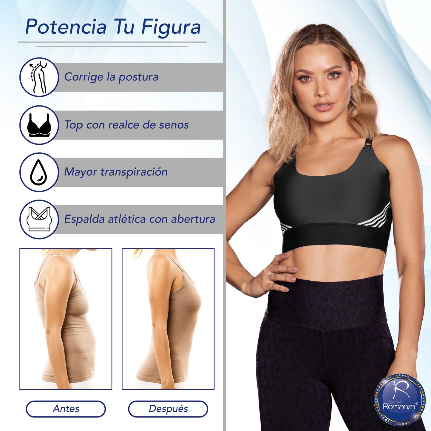 Secret Romanza, Fajas Colombianas. Ref. 6018