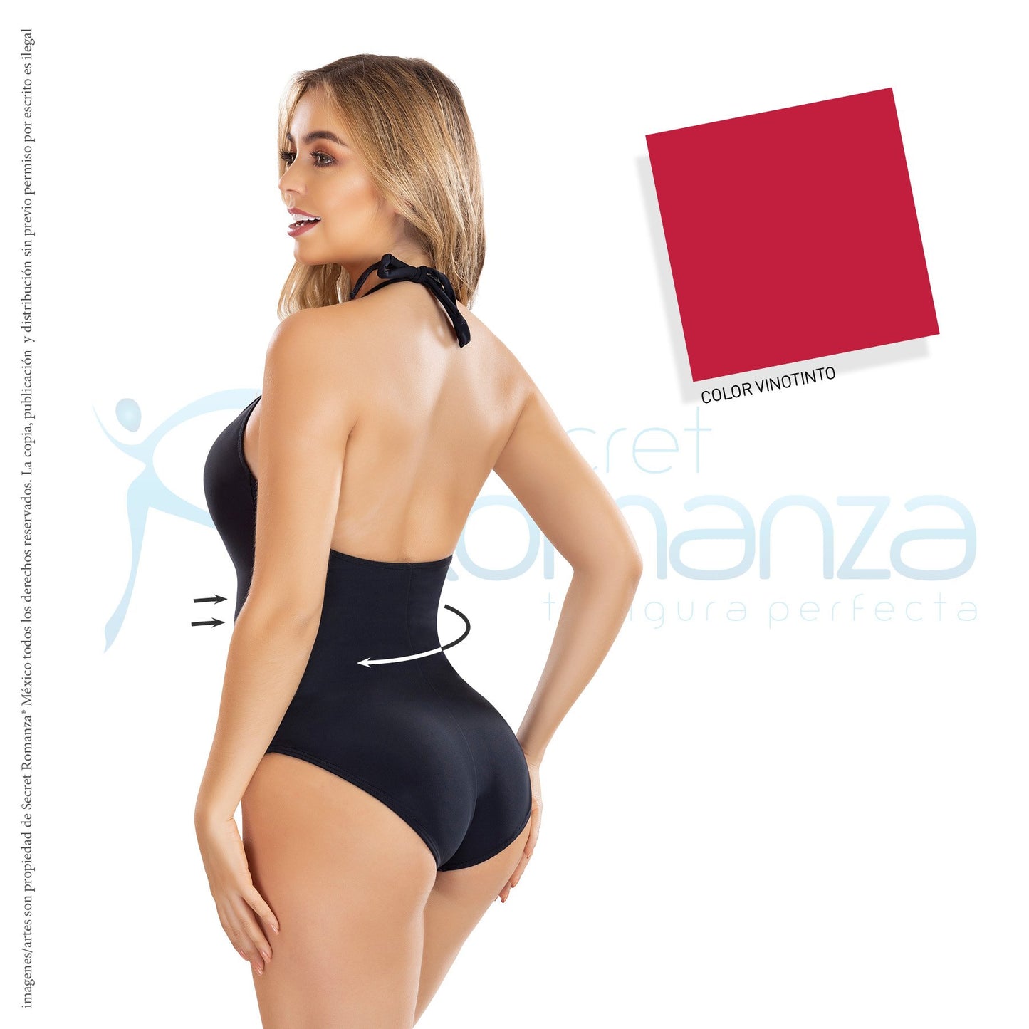 Mod. 8100 Vestido de baño enterizo con control