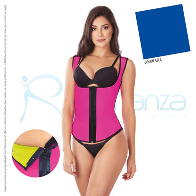 Mod 011 Chaleco fitness neopreno fusionado con zipper