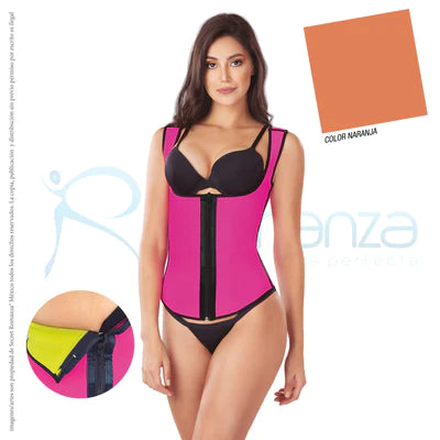 Mod 011 Chaleco fitness neopreno fusionado con zipper