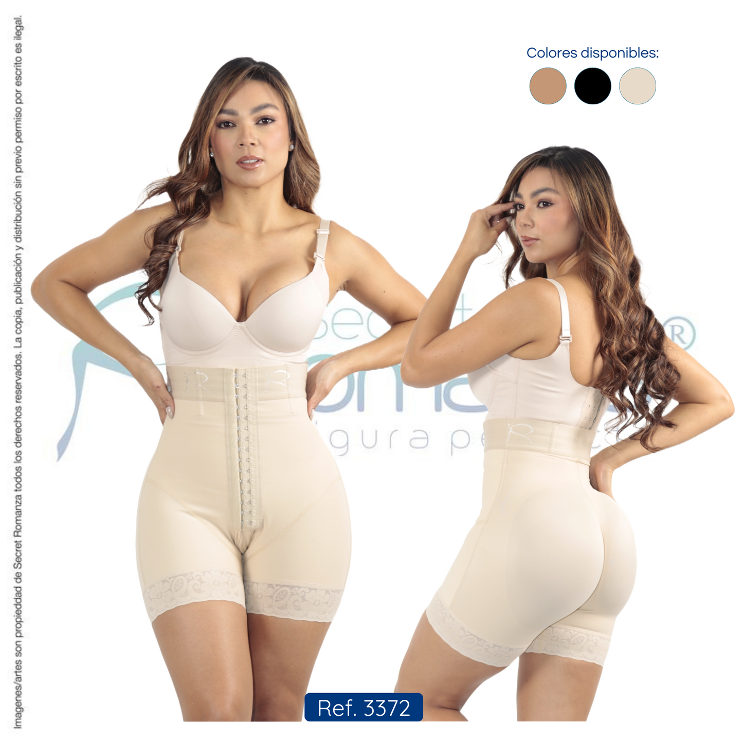 Mod. 3372 Faja tipo short cintura alta