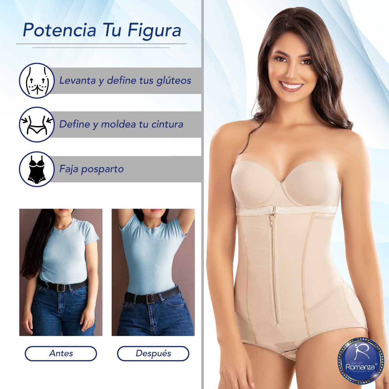 Secret Romanza, Fajas Colombianas. Ref. 3077