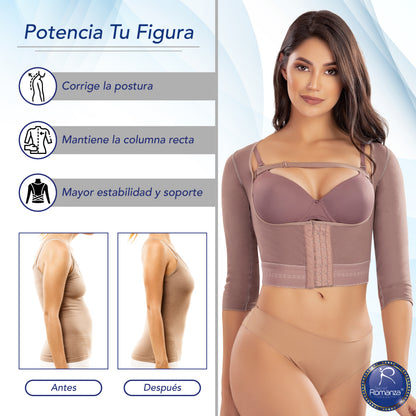 Mod. 3087 Corrector de postura con mangas
