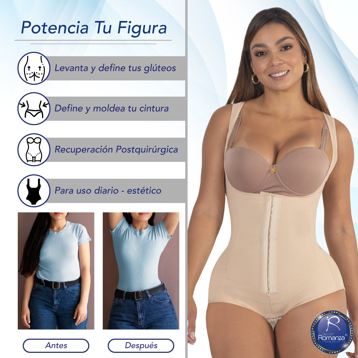 Secret Romanza, Fajas Colombianas. Ref. 3201