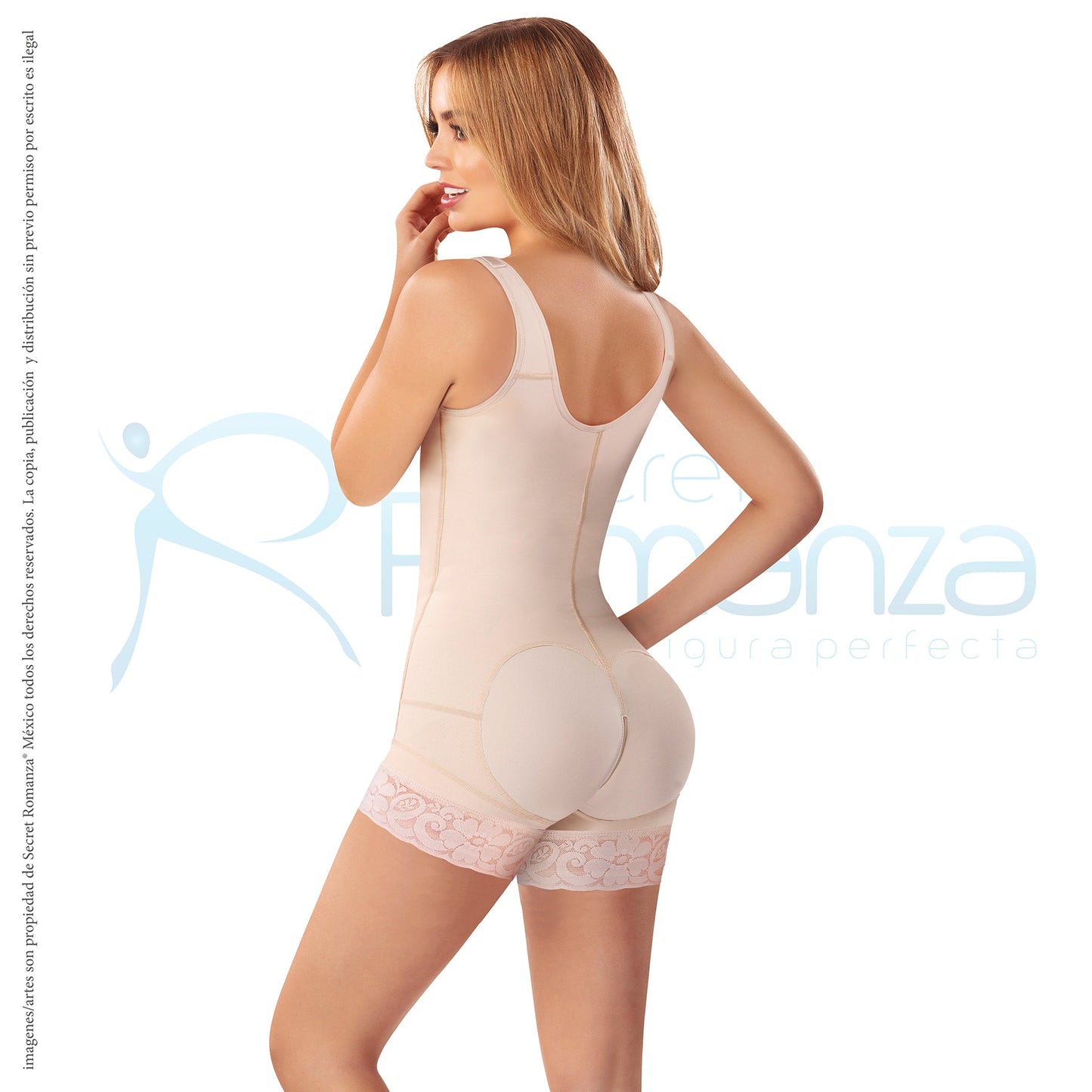 Mod. 3249 Cachetero senos libres con zipper lateral