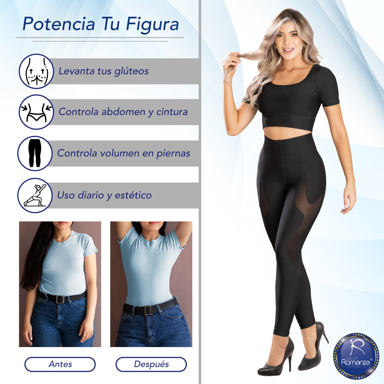 Secret Romanza, Fajas Colombianas. Ref. 7071