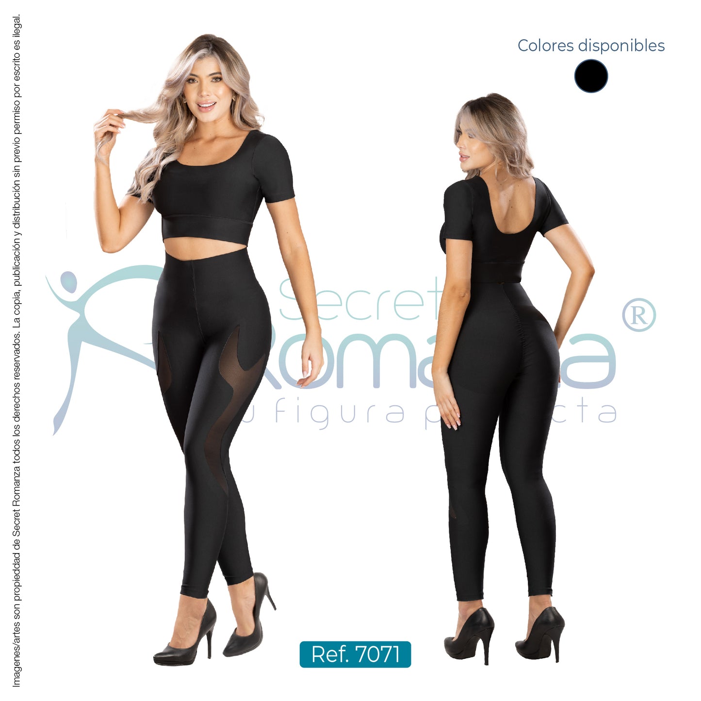 Mod 7071 Leggins con transparencia