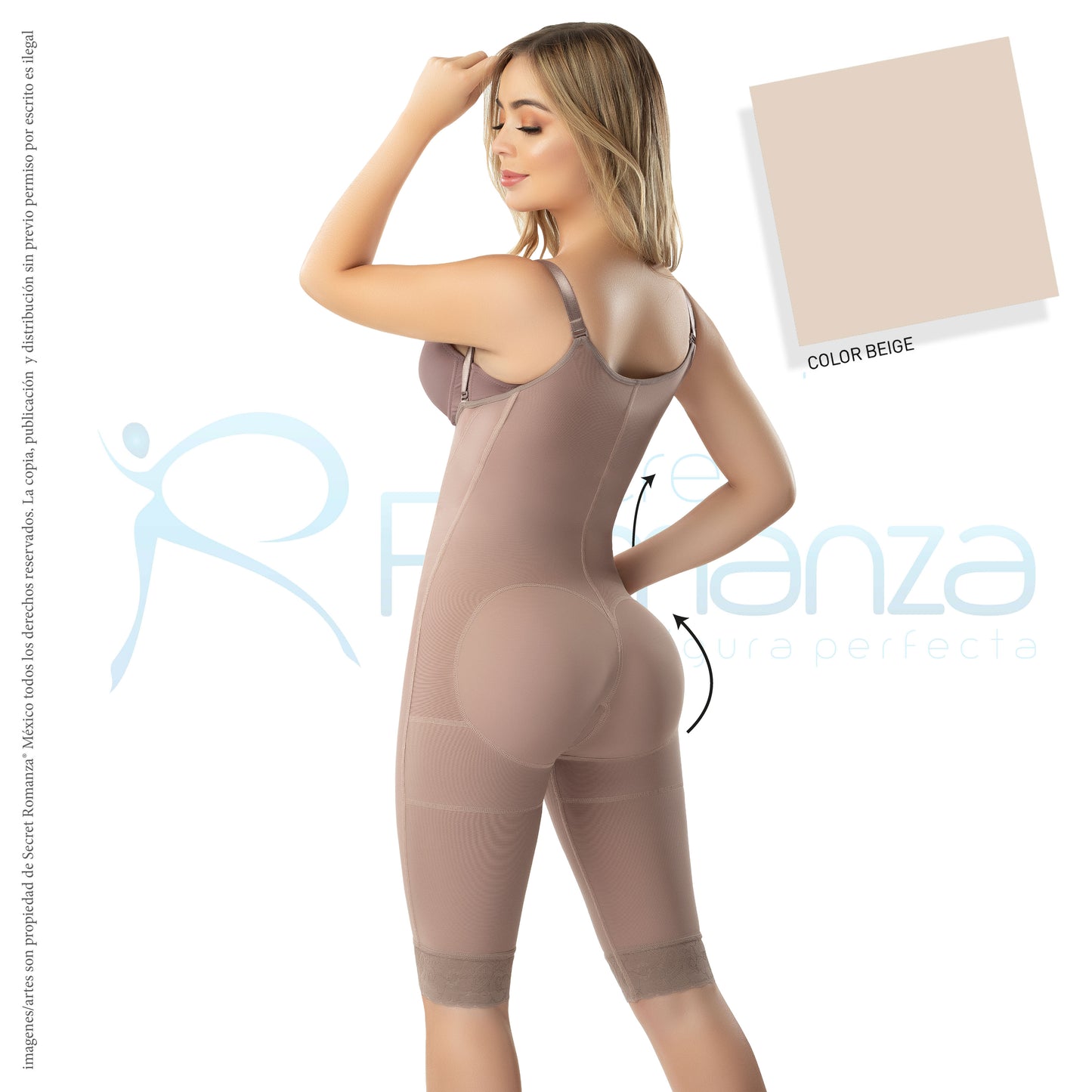 Mod. 3173 Senos libres a la rodilla con broches