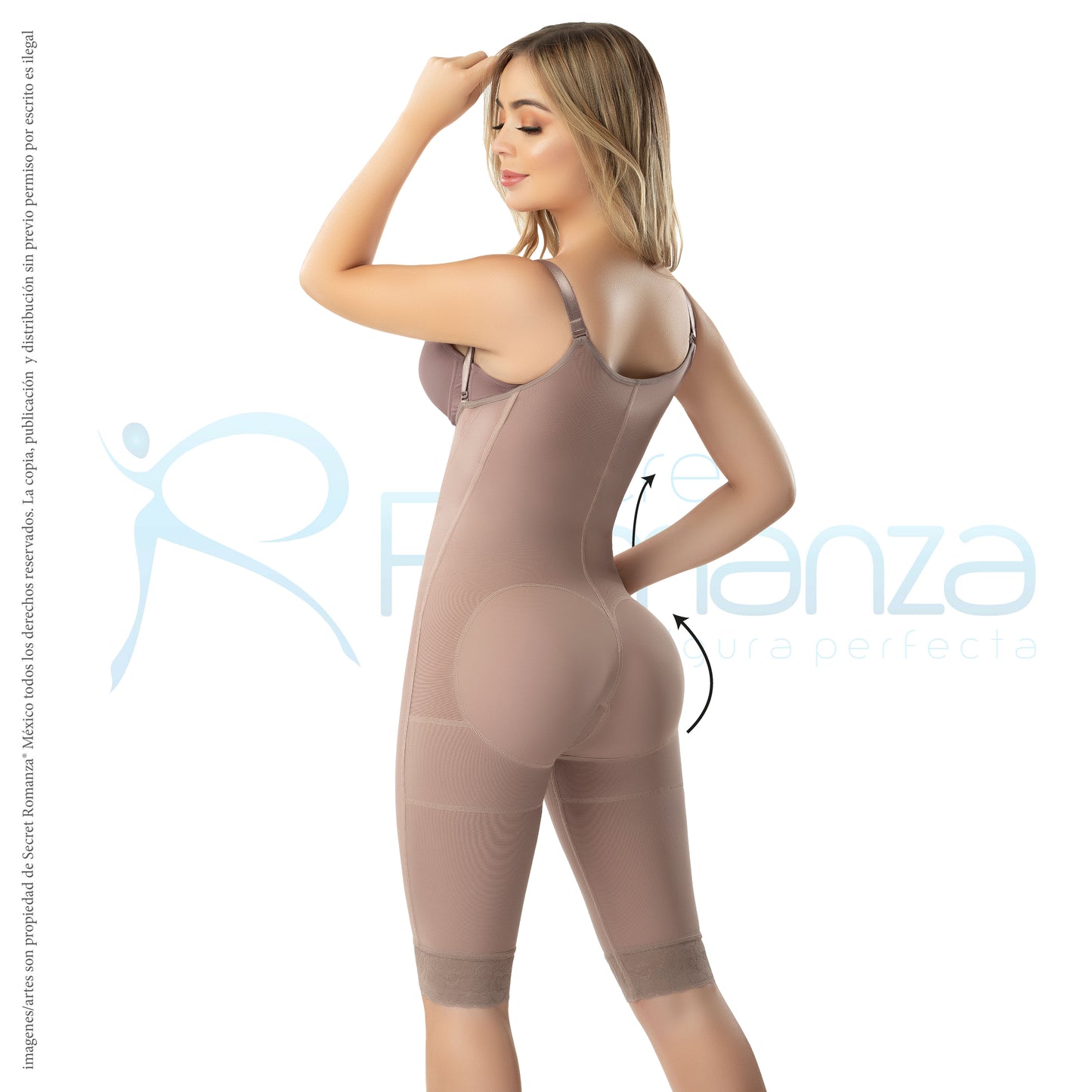 Mod. 3173 Senos libres a la rodilla con broches